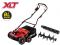 Аэратор-скарификатор WORTEX CAE 3736 ALL1 XLT SOLO БЕСЩЁТ.ДВИГ., 18В+18В, шир. 37 см(вал для аэрации, вал для скарификации, 5 рег.высоты, 45 л травосборник)