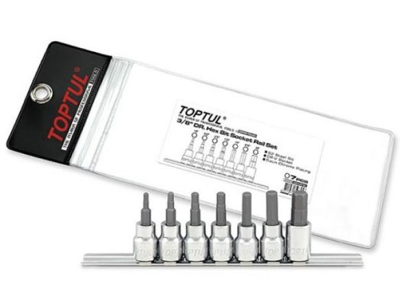 Набор бит 3/8' 7шт. TOPTUL