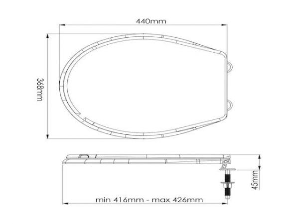 Сиденье для унитаза AV Engineering,  AV Engineering