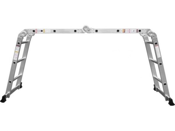 Лестница алюм. многофункц. 4х3 ступ. (стрем.-175см, лестн.-360см) 10,5кг STARTUL (ST9732-03)(шарнирное соединение)