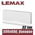 Стальной радиатор Lemax Compact тип 33 500x600 мм