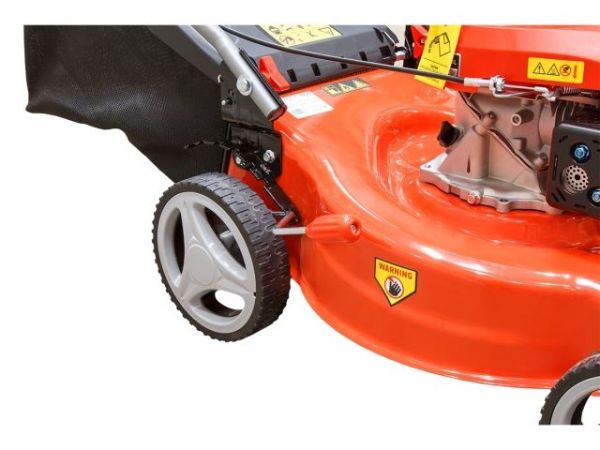 Газонокосилка бензиновая ECO LG-533(4.0 л.с., шир. 46 см, ручной привод, стальн. корпус, травосборник 60 л)