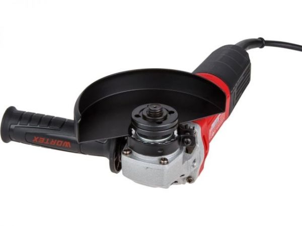 Одноручная углошлифмашина WORTEX LX AG 1211-2 в кор. 1100 Вт, 125 мм, 5500-11000 об/мин, рег. об. (шариковый подшипник, лабиринтное уплотнение, пылезащита двигателя)