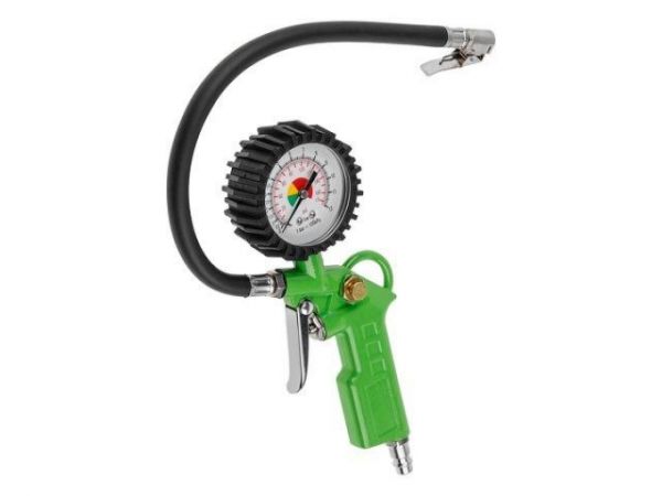 Пистолет для подкачки шин ECO TIG-1 с манометром(боковой манометр)