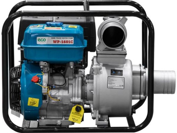 Мотопомпа бензиновая ECO WP-1601C(для слабозагрязненной воды, 9,5 кВт, 1600 л/мин, 4')