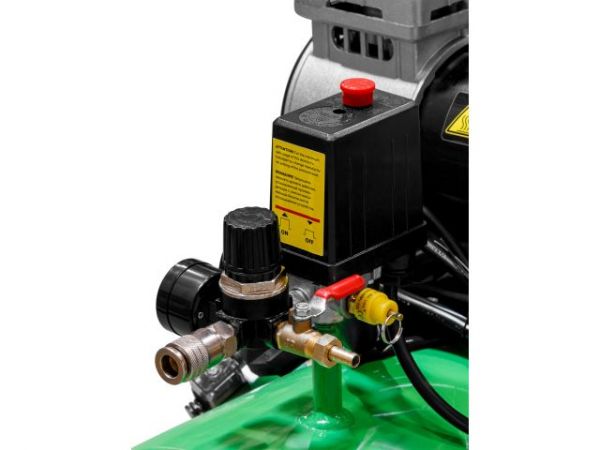 Компрессор ECO AE-100-OF1 безмасляный(420 л/мин, 8 атм, коаксиальный, безмасляный, ресив. 100 л, 230 В, 2,4 кВт)