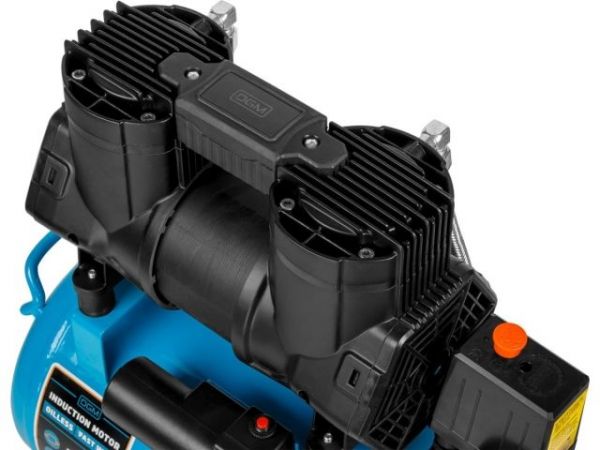 Компрессор DGM AC-225F безмасляный(260 л/мин, 8 атм, коаксиальный, безмасляный, ресив. 24 л, 230 В, 1,5 кВт)