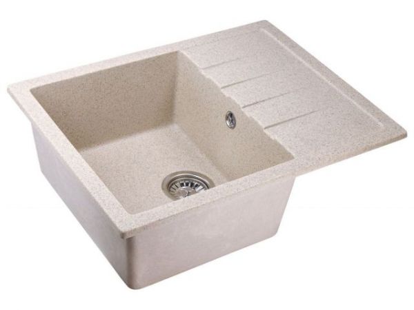 Мойка кухонная из искусственного камня BEST гранит 640х500 мм, AV Engineering