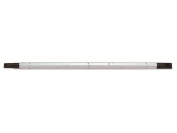 Насадка двухсторонняя шлиц. 5х7мм 175мм TOPTUL