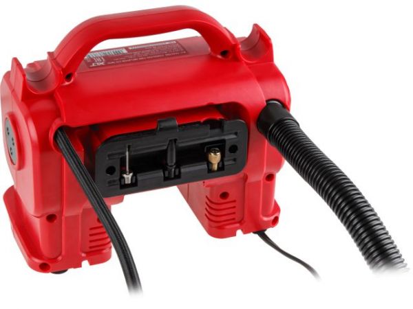 Компрессор WORTEX CTI 1810 в кор. ALL1 XLT SOLO 18 В, 11 бар, 9/360 л/мин(160 PSI / 1100 кПа, цифровой манометр, 790 мм шланг, подсветка)