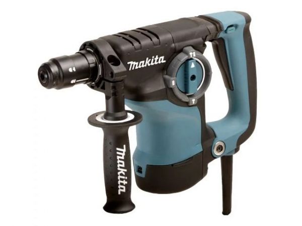 Перфоратор MAKITA HR 2811 FT в чем. (800 Вт, 2.8 Дж, 3 реж., патрон SDS-plus, быстросъемн., БЗП в комплекте, подсветка, вес 3.3 кг)