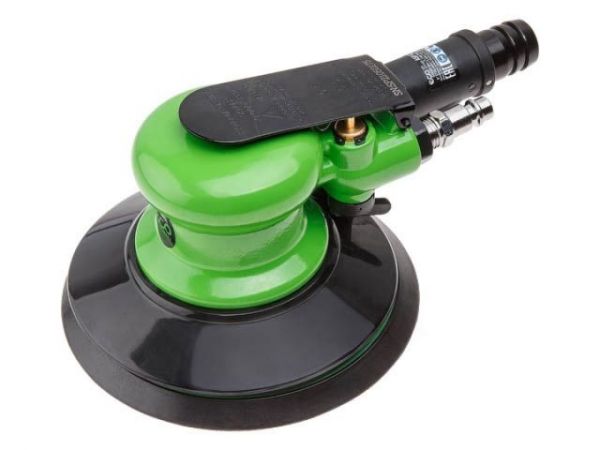 Пневмошлифмашина эксцентриковая ECO ASP12-150V(150 мм / 6'; Эксцентр.: 5 мм; 10 000 об/мин; 180 л/мин; вакуум.пылеотвод)