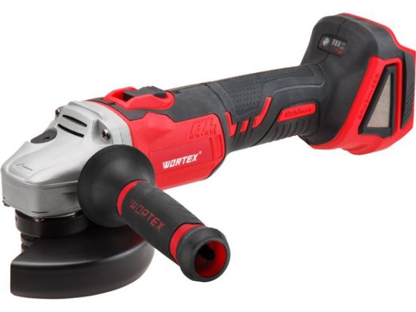 Углошлифмашина WORTEX CAG 1812 E в кор. ALL1 XLT SOLO БЕСЩЕТ., 18 В, 125 мм, 8000 об/мин(рег. об.)