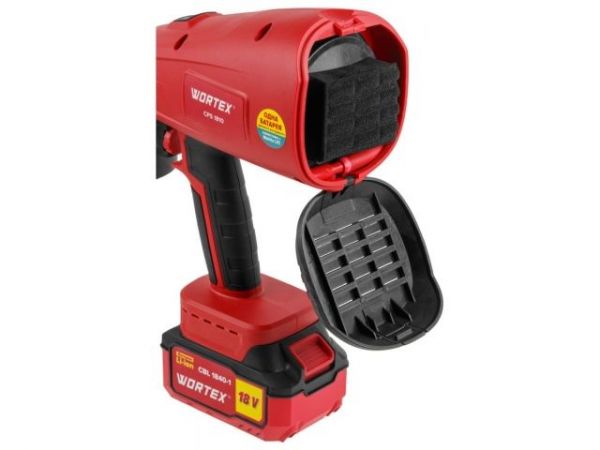 Краскораспылитель WORTEX CPS 1810 в кор. ALL1 XLT SET 18В, 1 акк., 4 Ач, 700 мл/мин, 1 л б(18 В, 1 акк., 4 Ач, ЗУ, 700 мл/мин, 1 л бак, 2.6 мм сопло, 50 DIN)