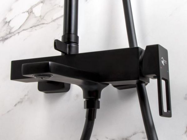 Душевая система (тип I) черный, серия 810 ECONOCE(Нет излива, лейка и шланг в комплекте)