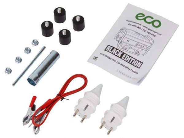 Электростанция (генератор бензиновый) ECO PE-4001RS ('Black Edition')(2.8 кВт, 230 В, бак 15.0 л, вес 38 кг)