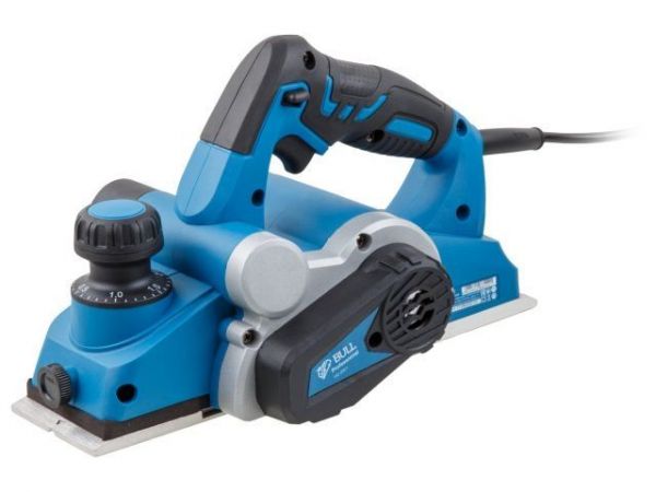 Рубанок электрический BULL HO 2001 в кор. 850 Вт, шир. до 82 мм, глуб. до 2 мм