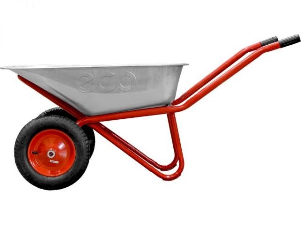 Тачка строительная ECO WB201-2 (90л, 200кг, 2 пневмоколеса 3.25-8)