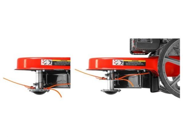 Газонокосилка бензиновая ECO LG-820 (травокосилка)(5.0 л.с., шир. 56 см,, ручной привод, колеса 14', без травосборника)