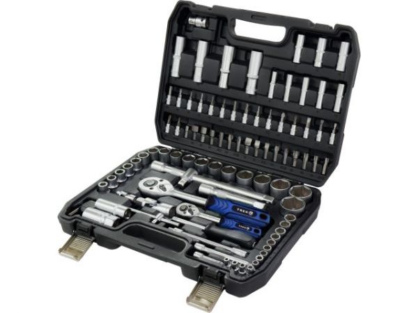 Набор головок и бит 94пр. TREK(1/4', 1/2', 6 граней)