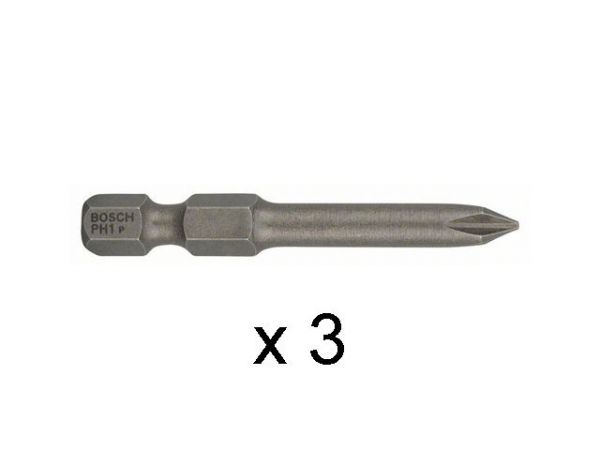 Насадка с  шестигран. хв. PH1 49мм 3шт BOSCH