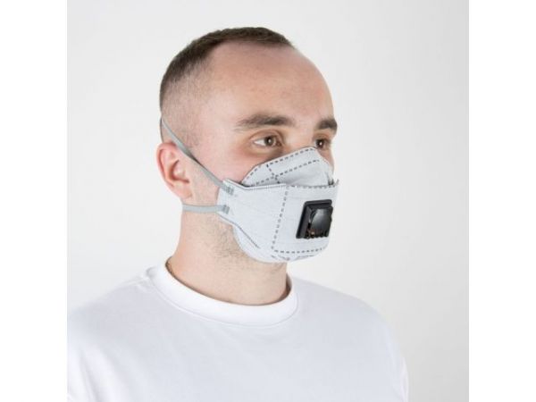 Респиратор JETA SAFETY JM-9326 складн. с клап. FFP2 (до 12 ПДК)(для сварки, с угольным фильтром)