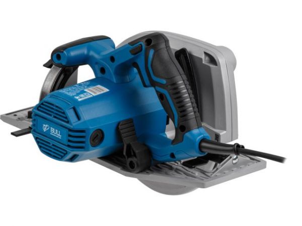 Циркулярная пила BULL KS 1901 в кор. 1500 Вт, 190х30 мм, до 66 мм(Литая алюминиевая платформа, 6000 об/мин)