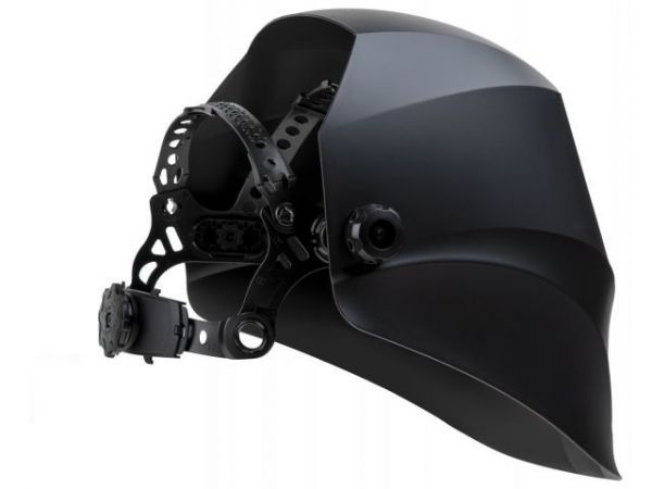 Щиток сварщика с самозатемняющимся светофильтром Solaris ASF440S (черный)(1/2/1/2; 90x35 мм (31,5 см2); DIN 4/9-13 (регулир.); шлифовка; сменная батарея)