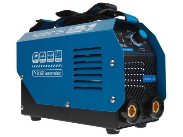 Инвертор сварочный SOLARIS MMA-250D(230В; 20-200 А; 70В; электроды диам. 1.6-5.0 мм; вес 3.6 кг)