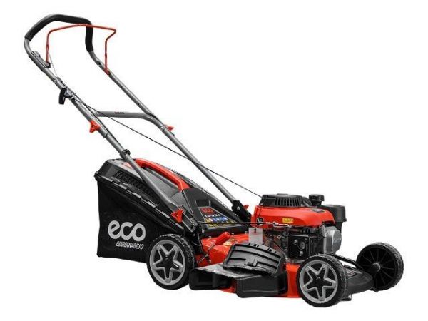 Газонокосилка бензиновая ECO LG-534(4.0 л.с., шир. 46 см, ручной привод, мульчир., стальн.корпус, травосборник 50 л)