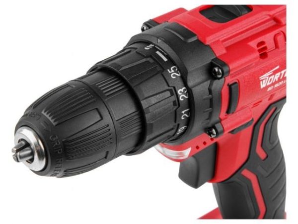 Дрель-шуруповерт WORTEX LX BD 1820 Li в чем. ALL1 XLT, 18 В, 30 Н*м, 2х2 А*ч, БЗП 10 мм(2 скорости)