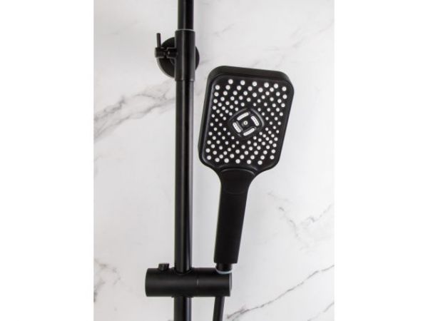 Душевая система (тип I) черный, серия 810 ECONOCE(Нет излива, лейка и шланг в комплекте)