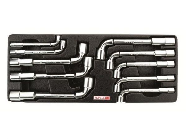 Набор-сет ключей трубчатых 8-19мм TOPTUL