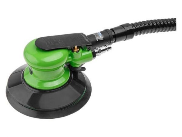 Пневмошлифмашина эксцентриковая ECO ASP12-150V(150 мм / 6'; Эксцентр.: 5 мм; 10 000 об/мин; 180 л/мин; вакуум.пылеотвод)