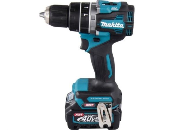 Ударная дрель-шуруповерт MAKITA XGT  HP002GD201 в кейсе(40.0 В, 2 акк., 2.5 А/ч Li-Ion, 2 скор., 65 Нм, шурупы до 13 мм, сверление в металле до 13 мм)
