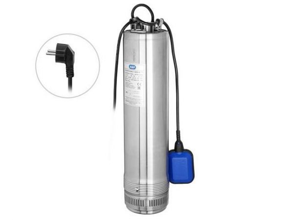 Насос погружной для чистой воды GOOD WORK 3-4800/20-7/3 A&P(550 Вт, 6600 л/ч при напоре 11 м, 38 м)