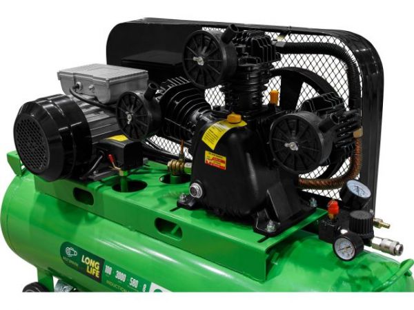 Компрессор ECO AE-1003-B70 ременной(580 л/мин, 8 атм, ременной, масляный, ресив. 100 л, 230 В, 3.00 кВт)