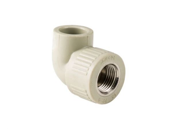 Колено ПП комб. вн. 20х3/4', сер. РТП(Угольник)