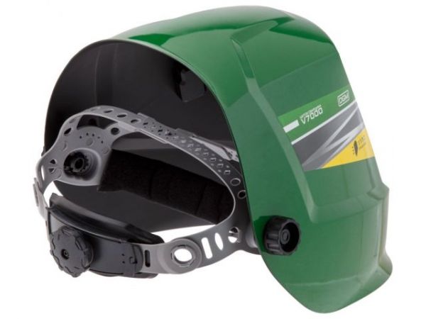 Щиток сварщика с самозатемняющимся светофильтром DGM V7000 (зеленый)(1/1/1/2; 104x63 мм (65,5 см2); DIN 3,5/4-8/9-13 (регул); 4 сенсора)