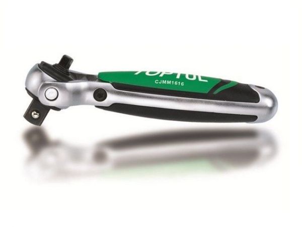 Трещотка 1/4'-1/2' 72зуб. 160мм двухсторонняя TOPTUL