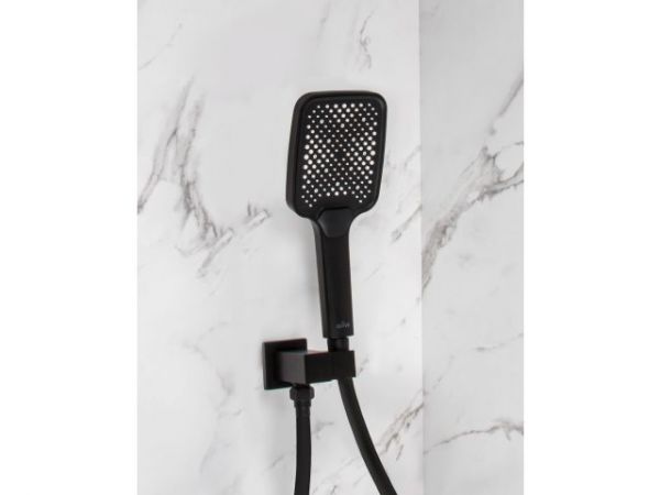 Душевая система (Lt) D35, серия Lily черный, a-five(Встраиваемый, Короткий излив, длина 239 мм.)