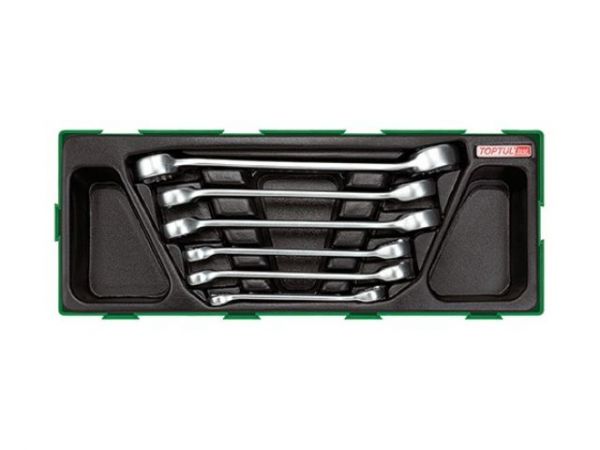 Набор-сет ключей разрезных 6предм. TOPTUL