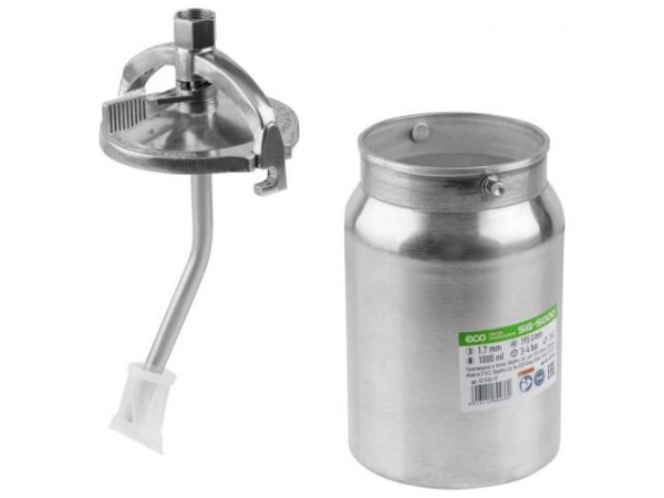 Краскораспылитель ECO SG-5000 (сопло ф 1.7 мм)(HVLP, сопло ф 1.7 мм, нижн. бак 1000 мл)