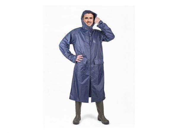 Плащ-дождевик ПВХ 'Тайфун'  р.56-58 рост 182-188 синий(синий)