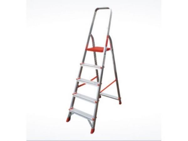 Лестница-стремянка алюм. проф. 107 см 5 ступ. 5,7кг NV3110 Новая Высота(макс. нагрузка 225кг)