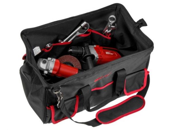 Сумка для инструмента WORTEX BA 1846 нейлон, 460x300x280, вес до 18 кг(Общее кол-во отсеков: 14)