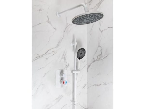 Душевая система (Lt) D35, серия Lotus белый, a-five(Встраиваемый, Излива нет, 1000 - 1200 мм.)