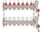 Коллекторная группа AVE136, 7 вых., AV Engineering(Для теплого пола и водоснабжения)