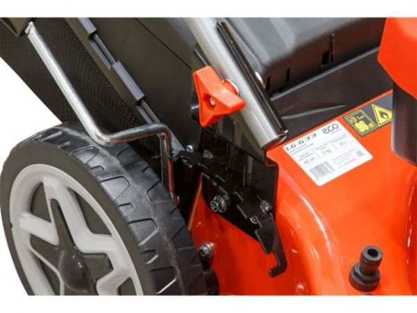 Газонокосилка бензиновая ECO LG-633 самоходная(5.0 л.с., шир. 46 см, самоходная, мульчир., стальн. корпус, травосборник 60 л)