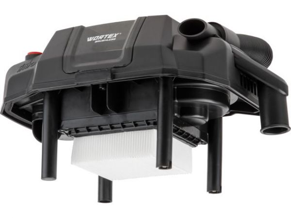 Пылесос WORTEX CVC 1815 в кор. ALL1 XLT SOLO БЕСЩЁТ., 18 В, 9-15 кПа, 10 л, строительный(18 В, строительный,  бесщёт. двигатель, БЕЗ АКБ и ЗУ, 10 л, 9/15 кПа (90/150 мбар), 9/12 л/с, до 1.5)